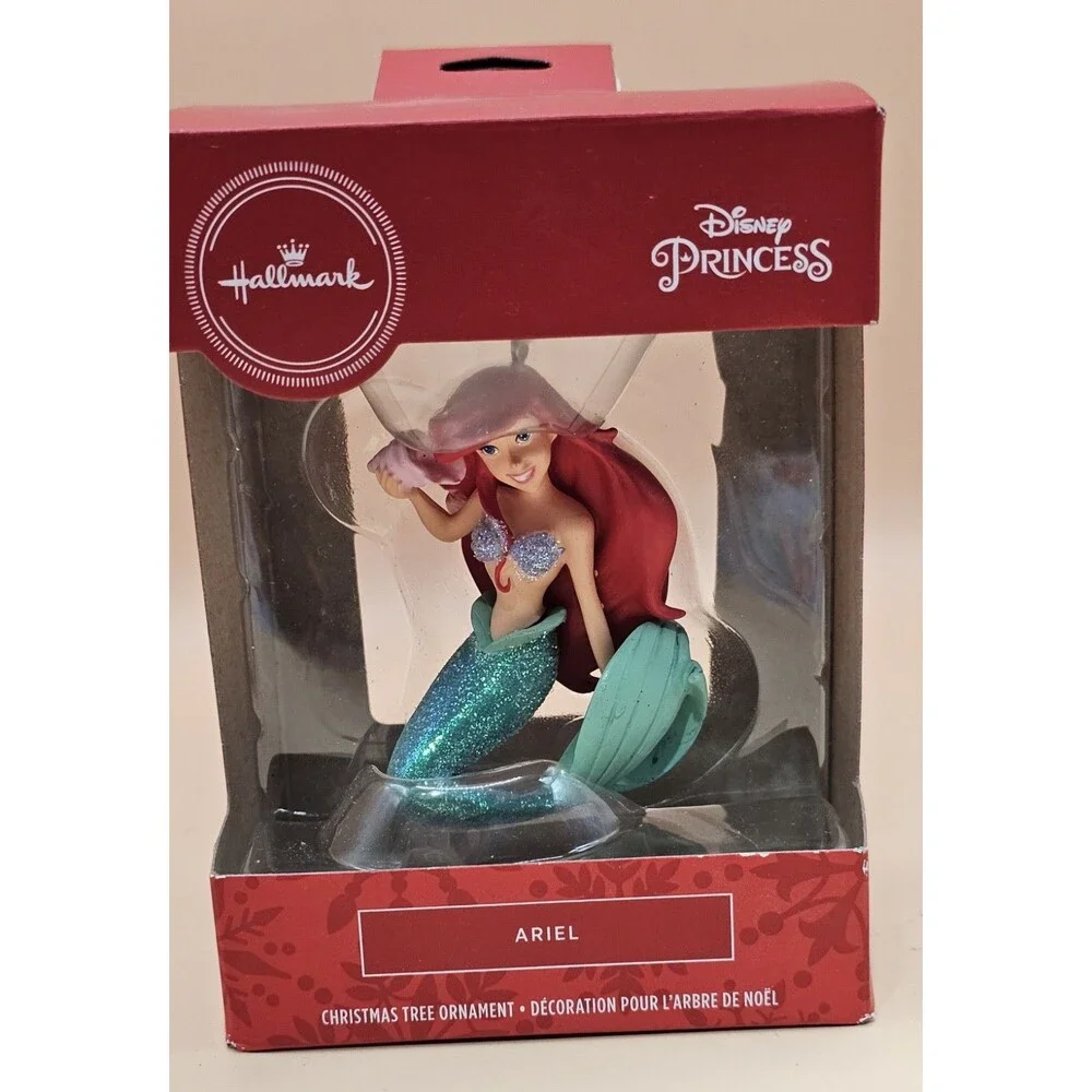 Hallmark Disney Princess ARIEL Christmas Tree Ornament IN BOX Little Mermaid
